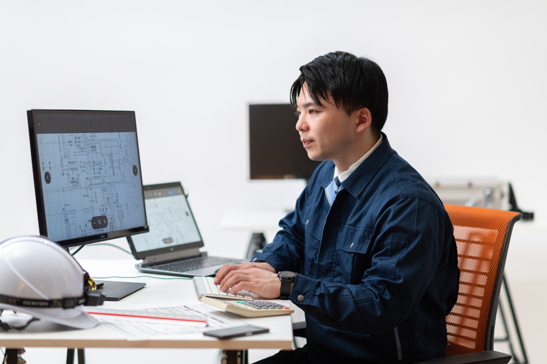 データ処理を行う担当者