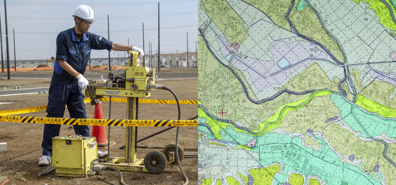 地盤判断・地盤補強設計